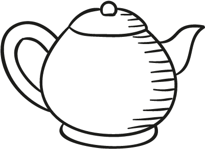 Teapot Facing Right Vector - Teapot Facing Right (400x400)