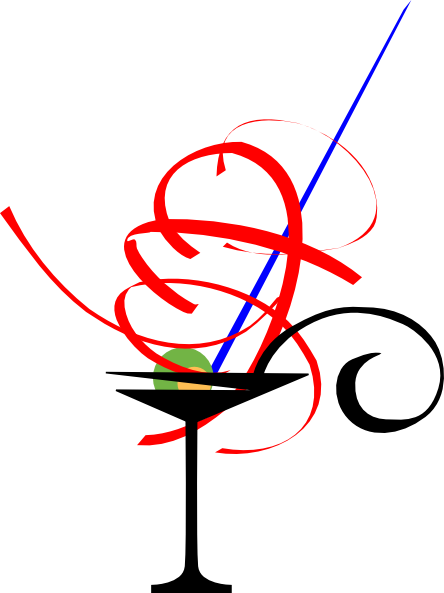 Red Martini Glass Clip Art - Red Martini Glass Clip Art (444x593)