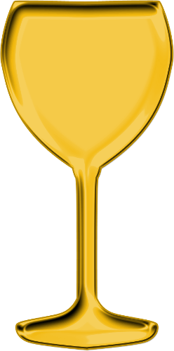 Goblet Gold Png Clipart By Clipartcotttage On Deviantart - Goblet Clipart (248x500)