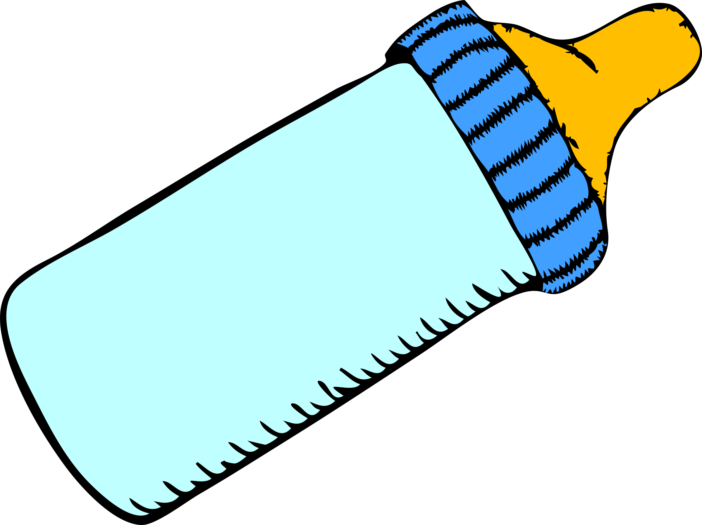 Baby Bottles Infant Sippy Cups Clip Art - Baby Bottles Infant Sippy Cups Clip Art (2400x1798)