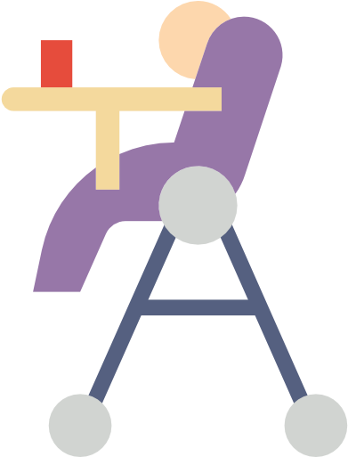 When To Wean Baby From Bottle To Sippy Cup - High Chair Icon (512x512)