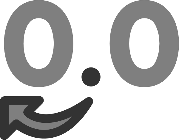 Decimal Backwards Clip Art - Flecha Hacia Atras Camara En Png (600x471)