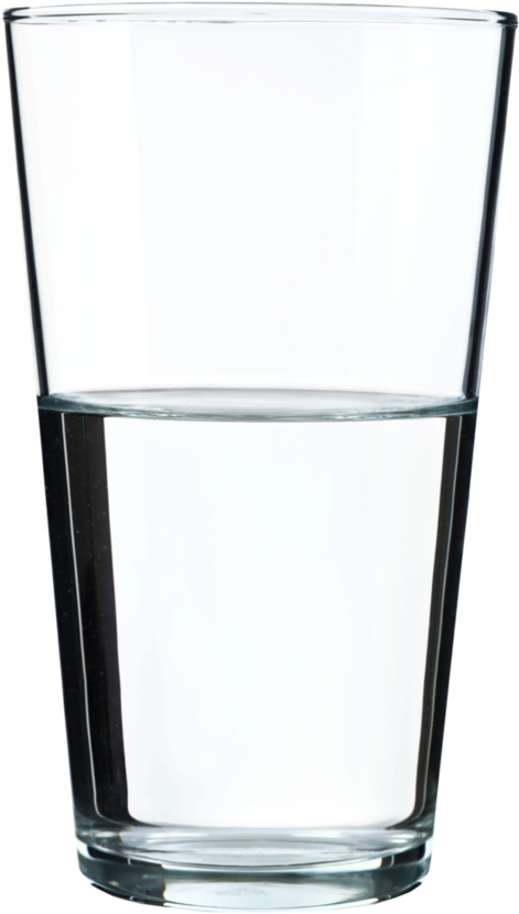 Is The Glass Half Empty Or Half Full Drawing Clip Art - Half Way Full Glass (774x1032)