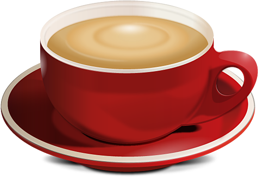 Coffee 12 Image - Red Coffee Cup Png (512x512)