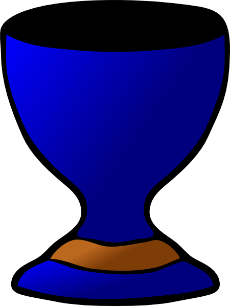 Egg Cup Blu Clip Art - Egg Cup Clipart (450x598)