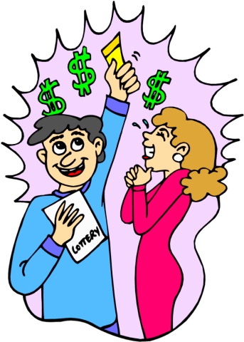 Winner Lotto Clip Arts Clipart Pictures Image - Winning The Lottery Clipart (350x485)