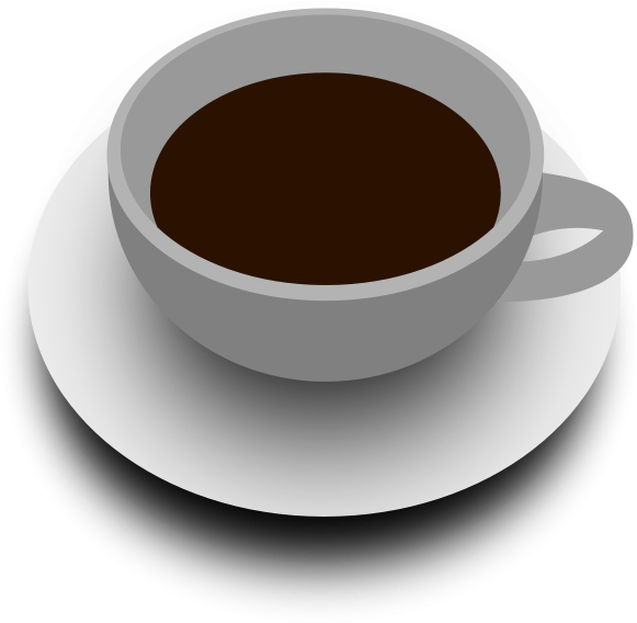 Cup Of Tea Png Clip Arts - Draw Cup Of Coffee (598x600)