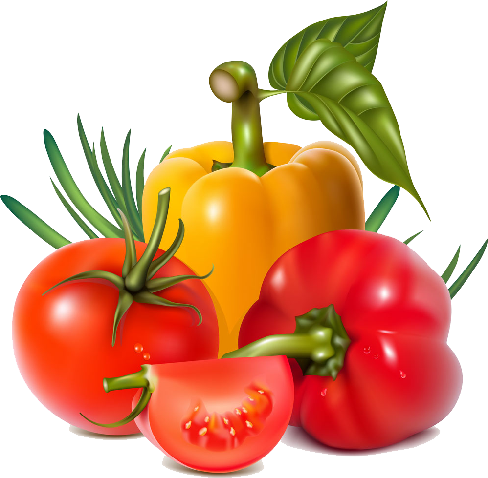 Vegetable Fruit Chili Pepper Clip Art - Vegetable Fruit Chili Pepper Clip Art (997x1000)