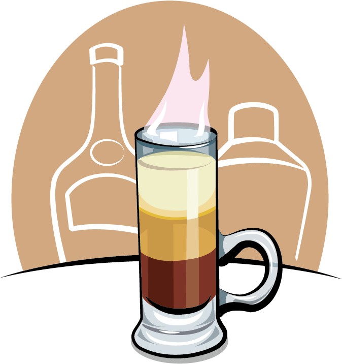 B 52 Cocktail Drawing Clip Art - Cocktail (1039x1008)