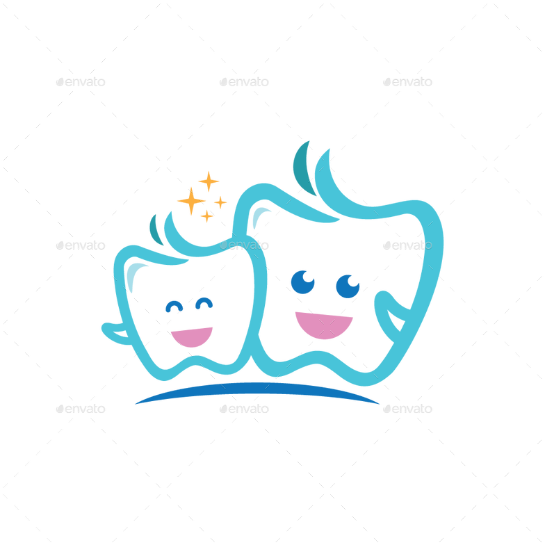 Tooth Logo - لوگو دندان پزشکی کودک (784x784)