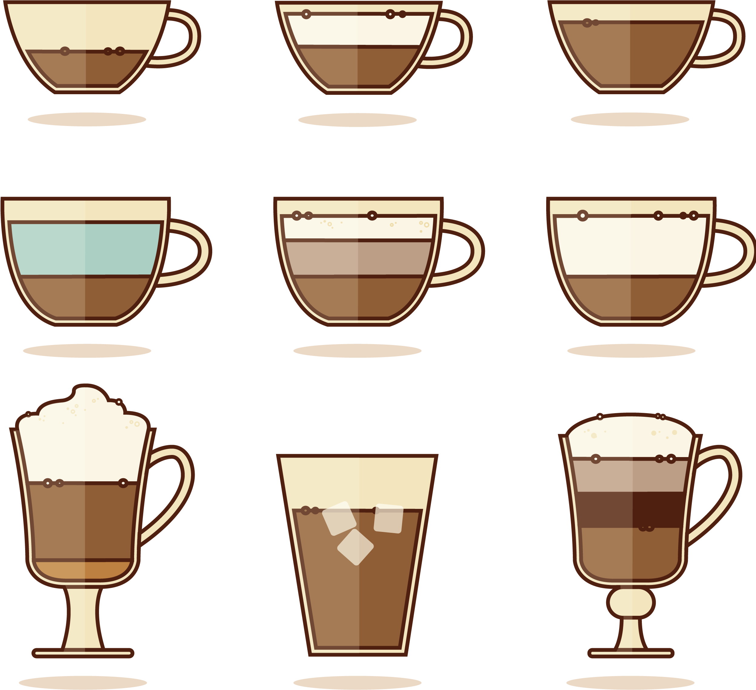 clipart about Iced Coffee Espresso Cafe Coffee Cup - Coffee, Find more high...