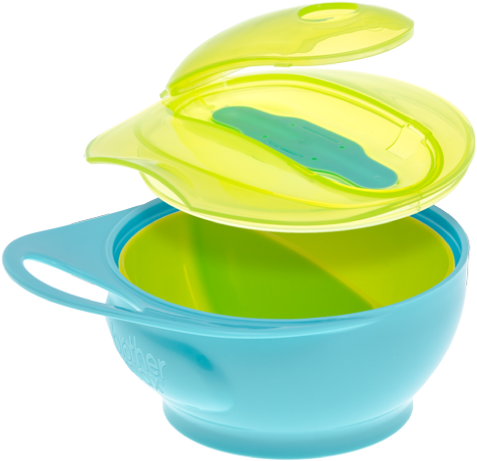 Weaning Bowl Set - Brother Max Weaning Bowl Set Blue/green - Pack Of 2 (542x648)
