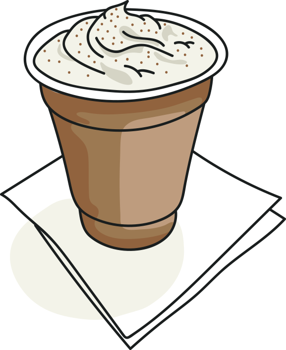 Frappe Clip Art Png (577x707)