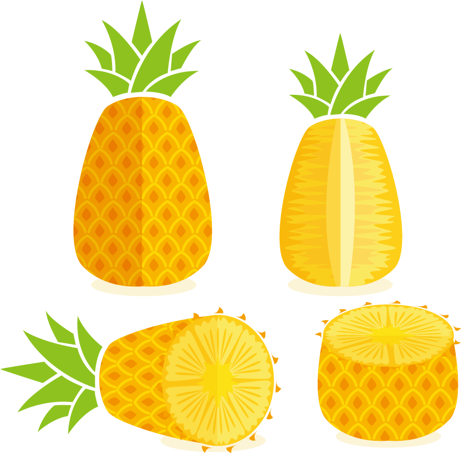 Pineapple Juice Tropical Fruit Clip Art - Pineapple Juice Tropical Fruit Clip Art (943x917)