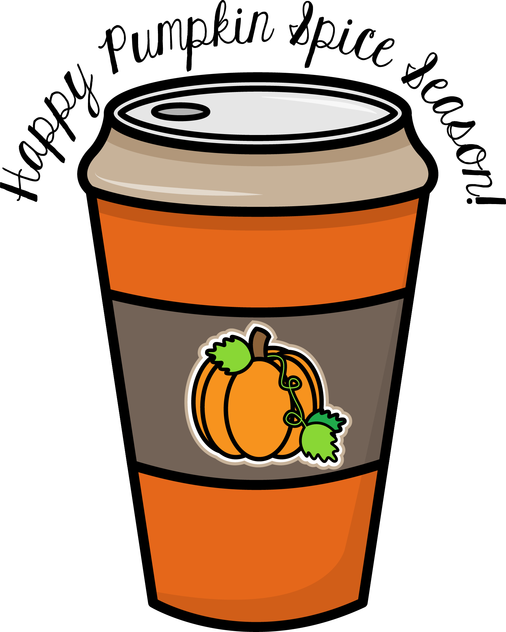 Spices Clipart Spicy - Pumpkin Spice Free Clip Art (1634x2041)