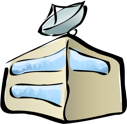 Satellite Hub Clip Art - Satellite (1061x750)