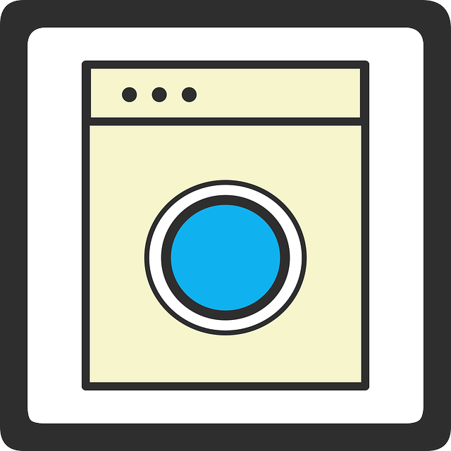 Hotel Clipart Simbol - Washing Machine (640x640)