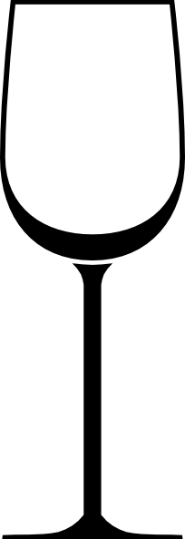 Wine Glass Clipart Png (204x594)