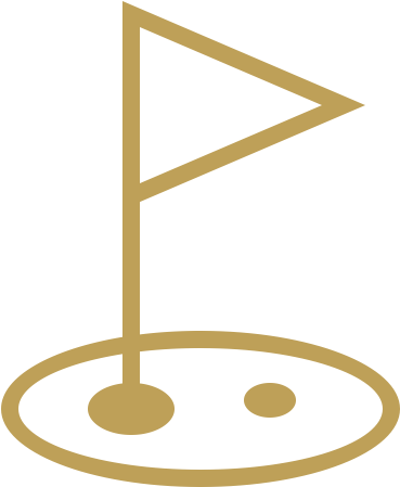 Footer Icon Golf Resort Rome - Bandeira De Golfe Png (512x512)