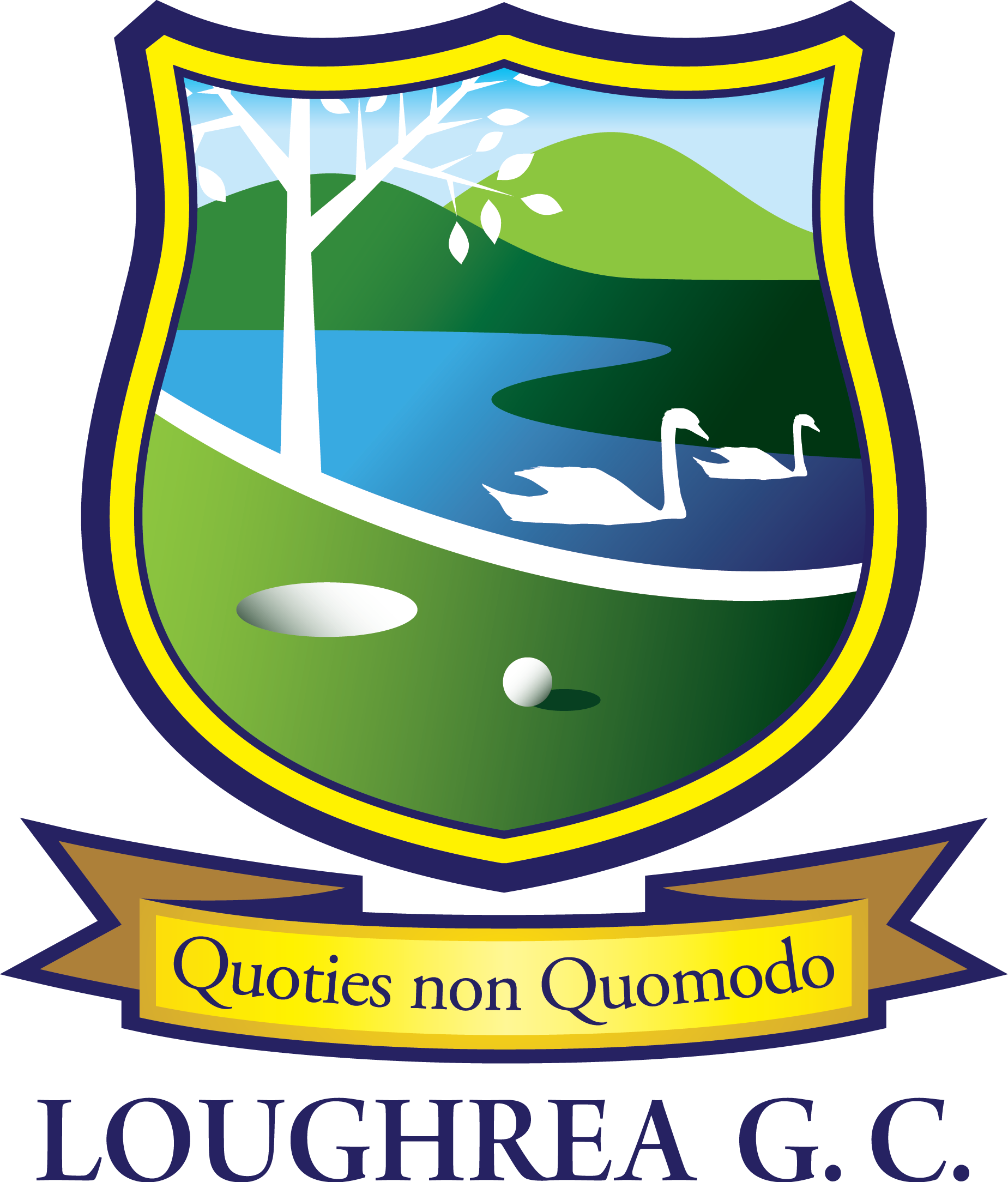 Loughrea Logo Crest Gc Cmyk - Loughrea (1849x2168)