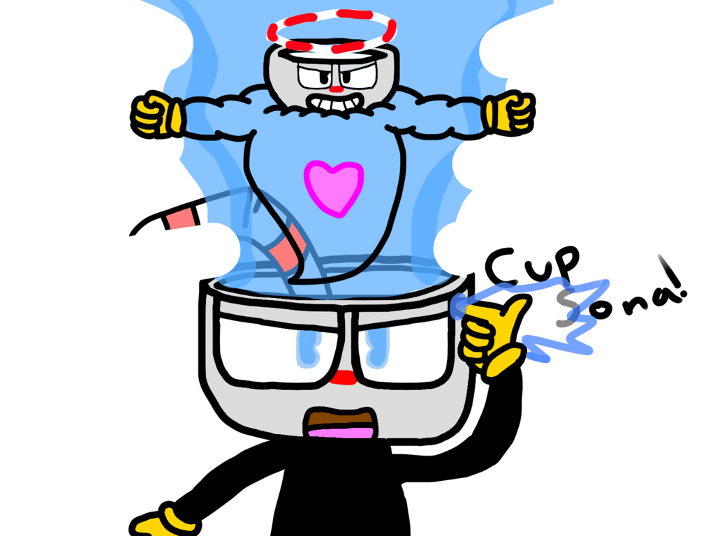 Cuphead X Persona - Shin Megami Tensei: Persona 3 (1024x768)