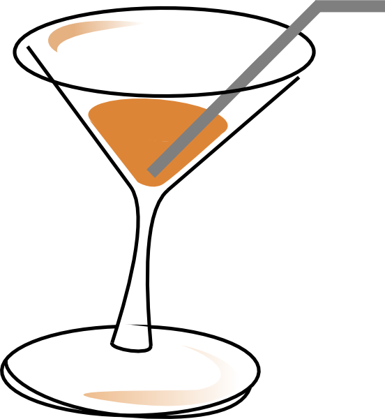 Brown Short In A Glass Clip Art At Clker - American Association Of University Women (552x600)