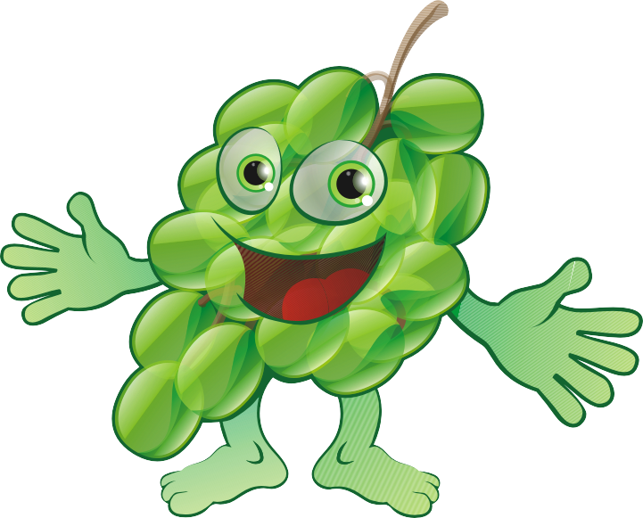 Fruit Grape Bitter Melon Clip Art - Grape (721x581)