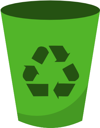 Collection Of Free Pint Glass Cliparts - Recycle Bin Icon Flat (512x512)