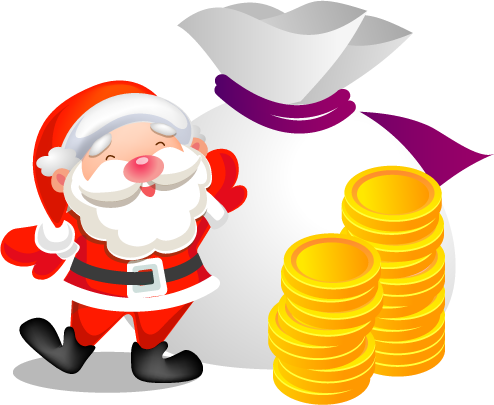 Weekend Gameplan Holiday Cheer Edition - Christmas Money Icon (494x405)