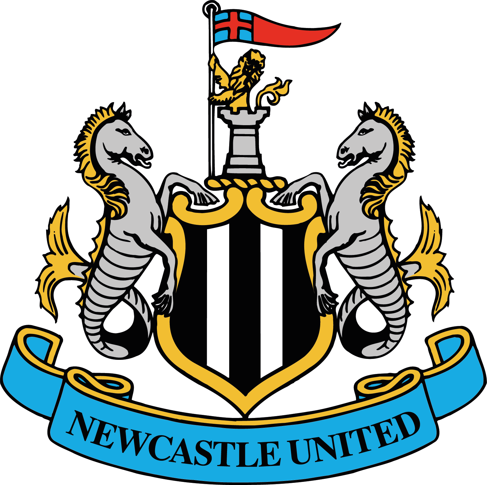 Newcastle United Football Club Logo - Newcastle United Fc Logo (1583x1577)