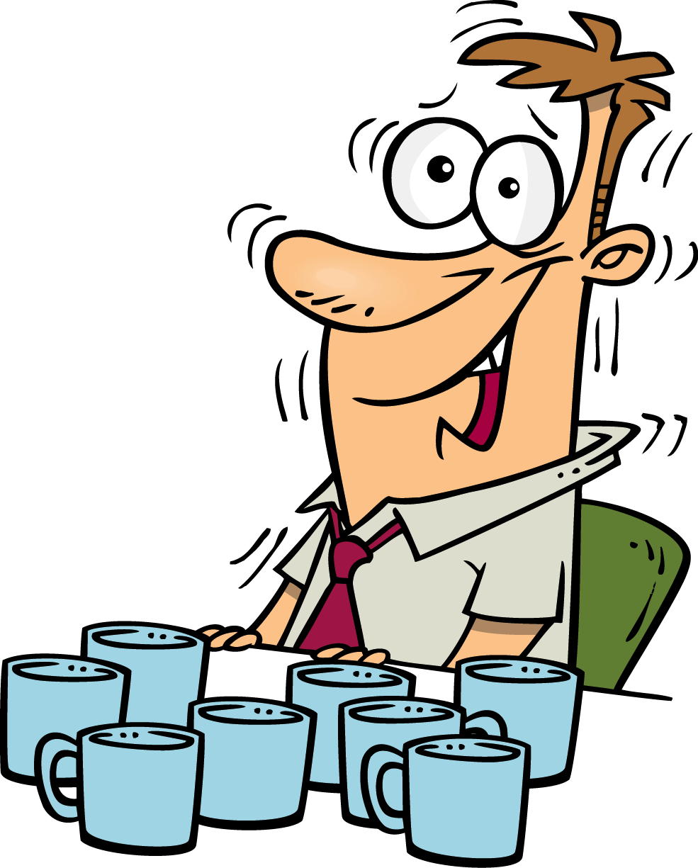 Two,suddenly Stopping Caffeine Leads To Withdrawal - Drinking To Much Coffee (985x1225)