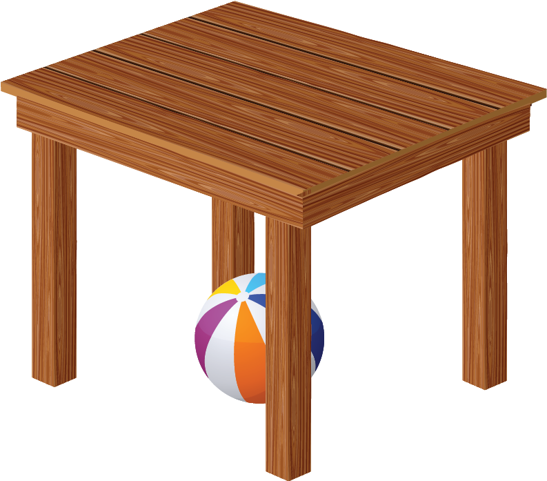 Ball Under The Table Clipart 5 F - Ball Under The Table Clipart (800x716)