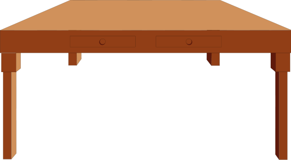 Furniture 08 Png Images - Table Transparent (600x331)