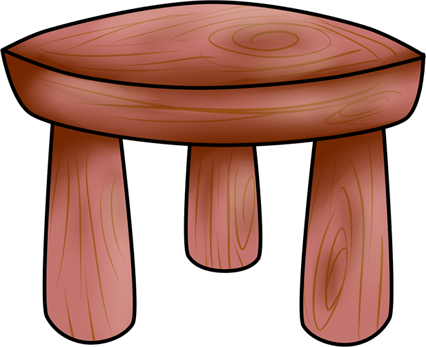 Strawberry Milky Moo Cow Standing Size - End Table (426x347)