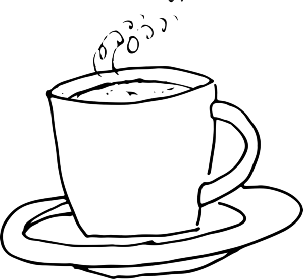 Coffee With Steam Stamp Stamp - Postage Stamp (600x553)