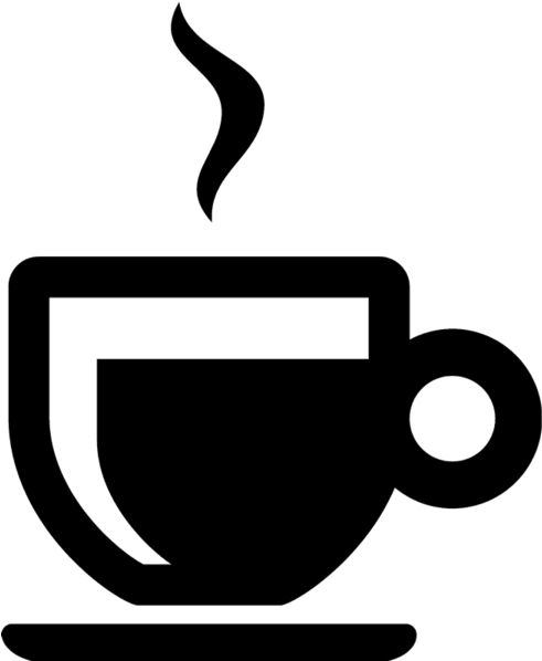 Coffee With Steam Rubber Stamp - Confectionery Icons (600x600)