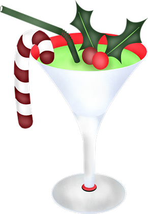 Gifs Tubes De Natal 2 - Martini Glass (291x419)