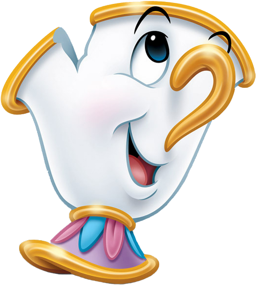 Teacup Clipart Chip - Chip Beauty And The Beast (563x612)