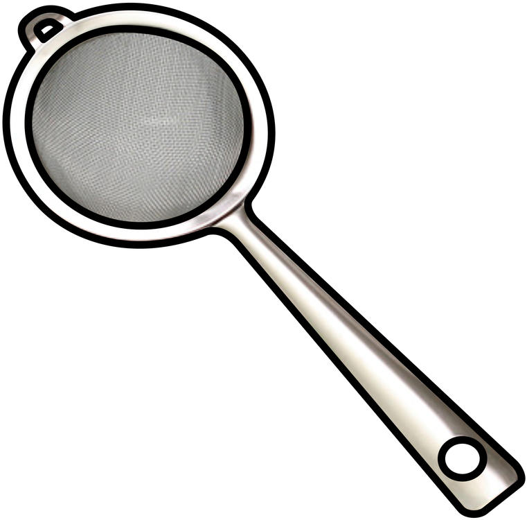 Tea Strainers Stainless Steel Strainer Clip Art - Tea Strainers Stainless Steel Strainer Clip Art (800x800)