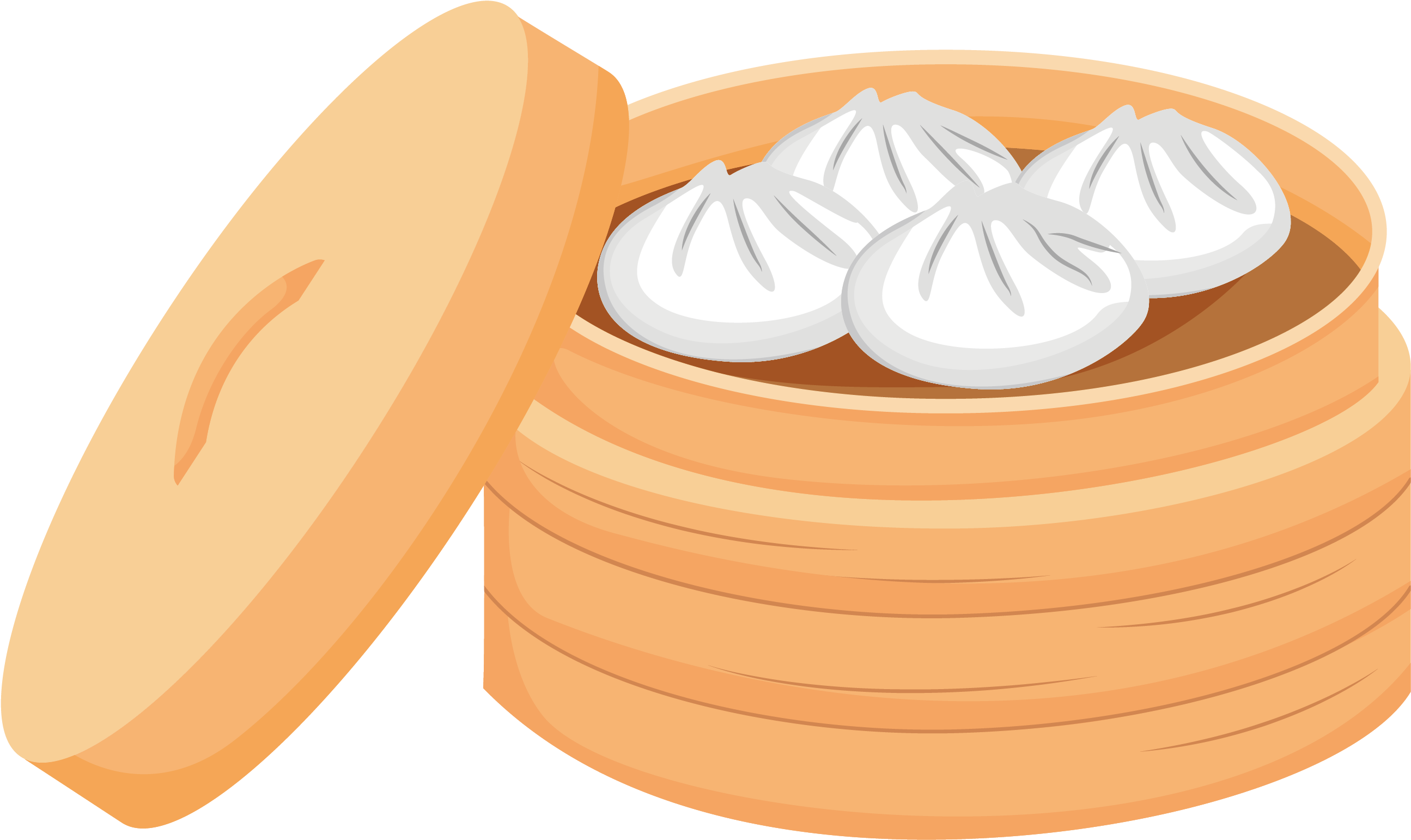 Baozi Xiaolongbao Ravioli Clip Art - Xiao Long Bao Clipart (2917x2917)