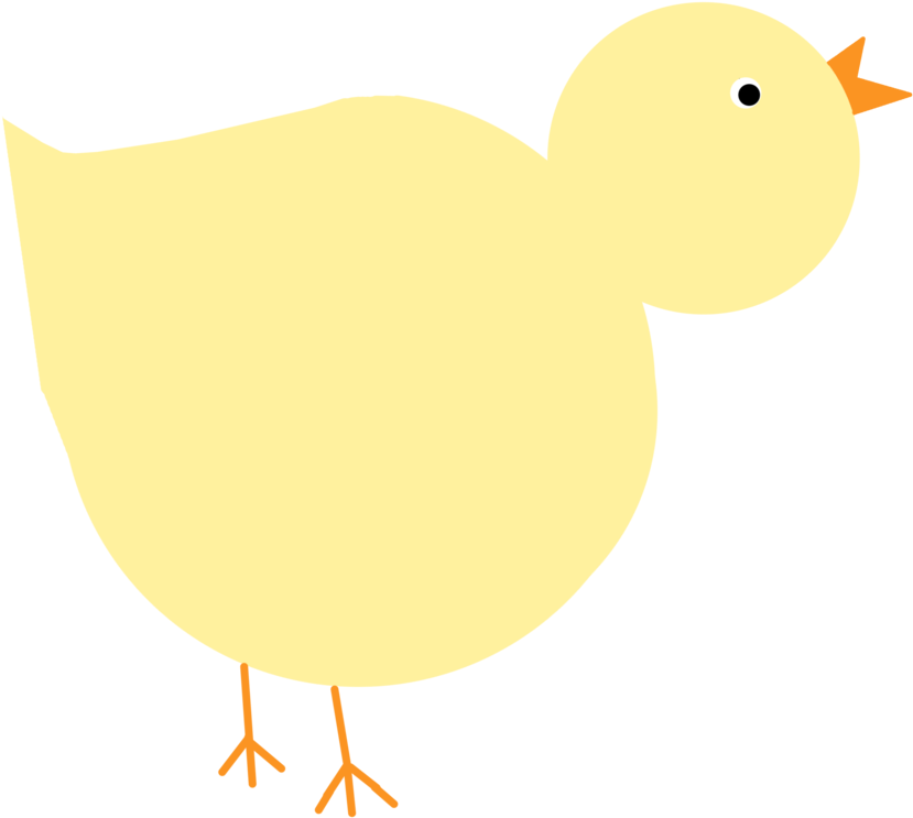 Cute Chick Clipart By Cinnamoncoffeestudio Cute Chick - Duck (1024x1024)