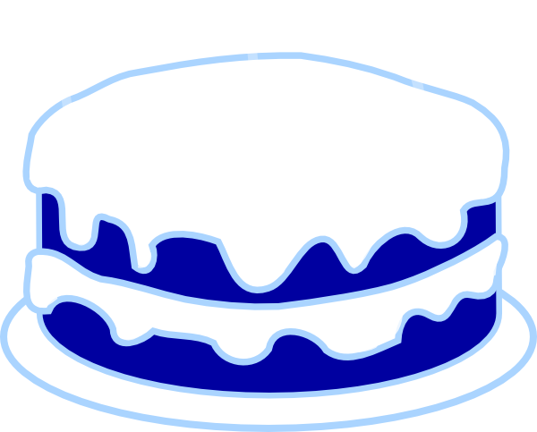 Plain Birthday Cake Clipart - Plain Birthday Cake Clipart (600x483)