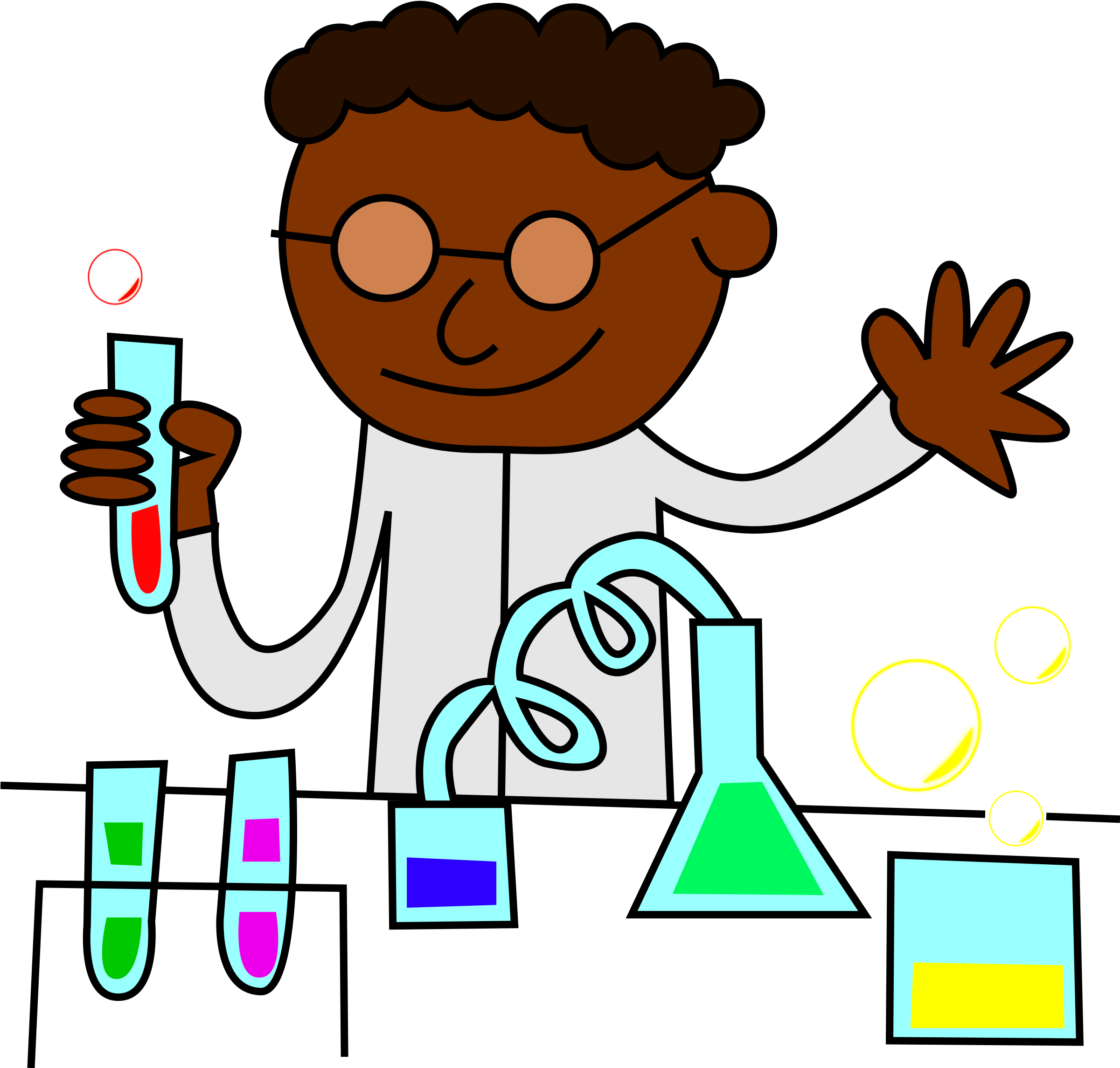 Big Image - Lab Safety Clipart (2400x2391)