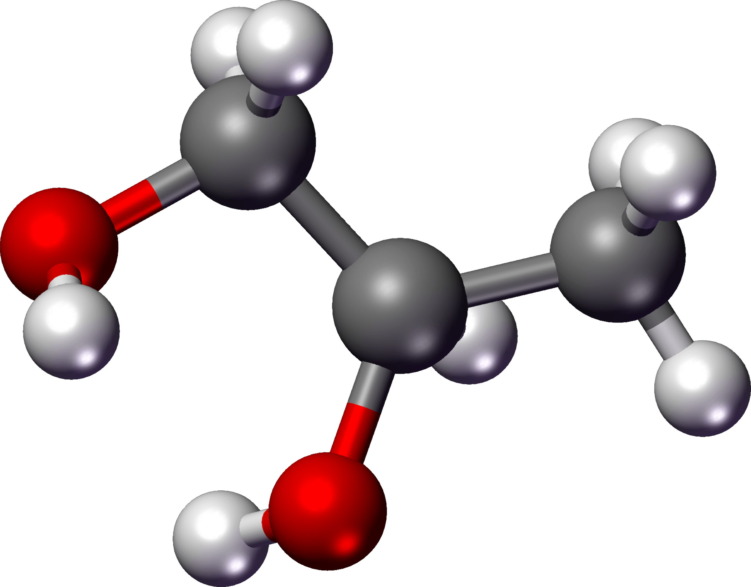 Molecules Png File - Propylène Glycol (2400x1878)