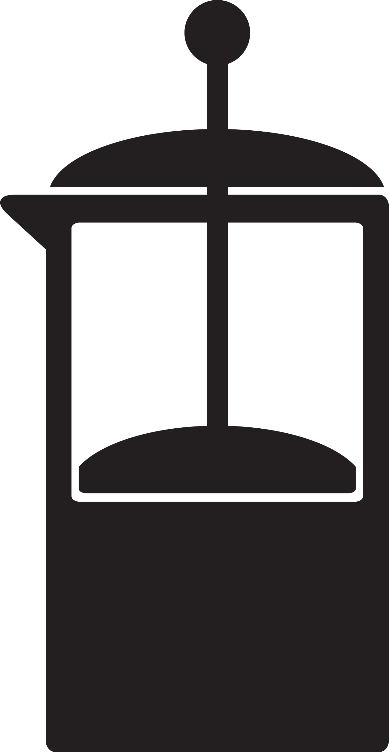 Coffee French Press - French Press Coffee Icon Png (1242x2400)