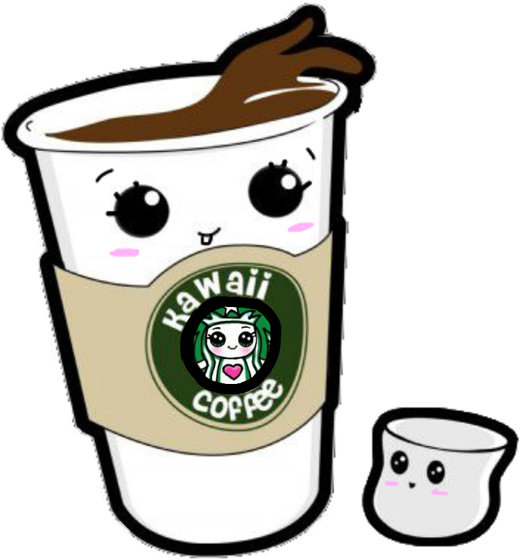 Starbucks Drink Marshmallow Coffee Cute Kawaii Cupfreet - Kawaii Coffee (750x808)