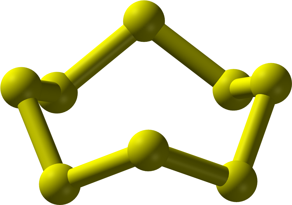 Elemental Clipart Chemical Formula - Sulphur Crown (1100x804)