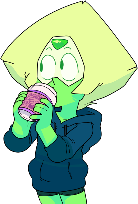 Green Fictional Character Vertebrate Plant Cartoon - Peridot (600x800)
