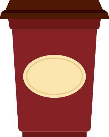Cup - Tim Hortons Coffee Cup Clip Art (364x457)
