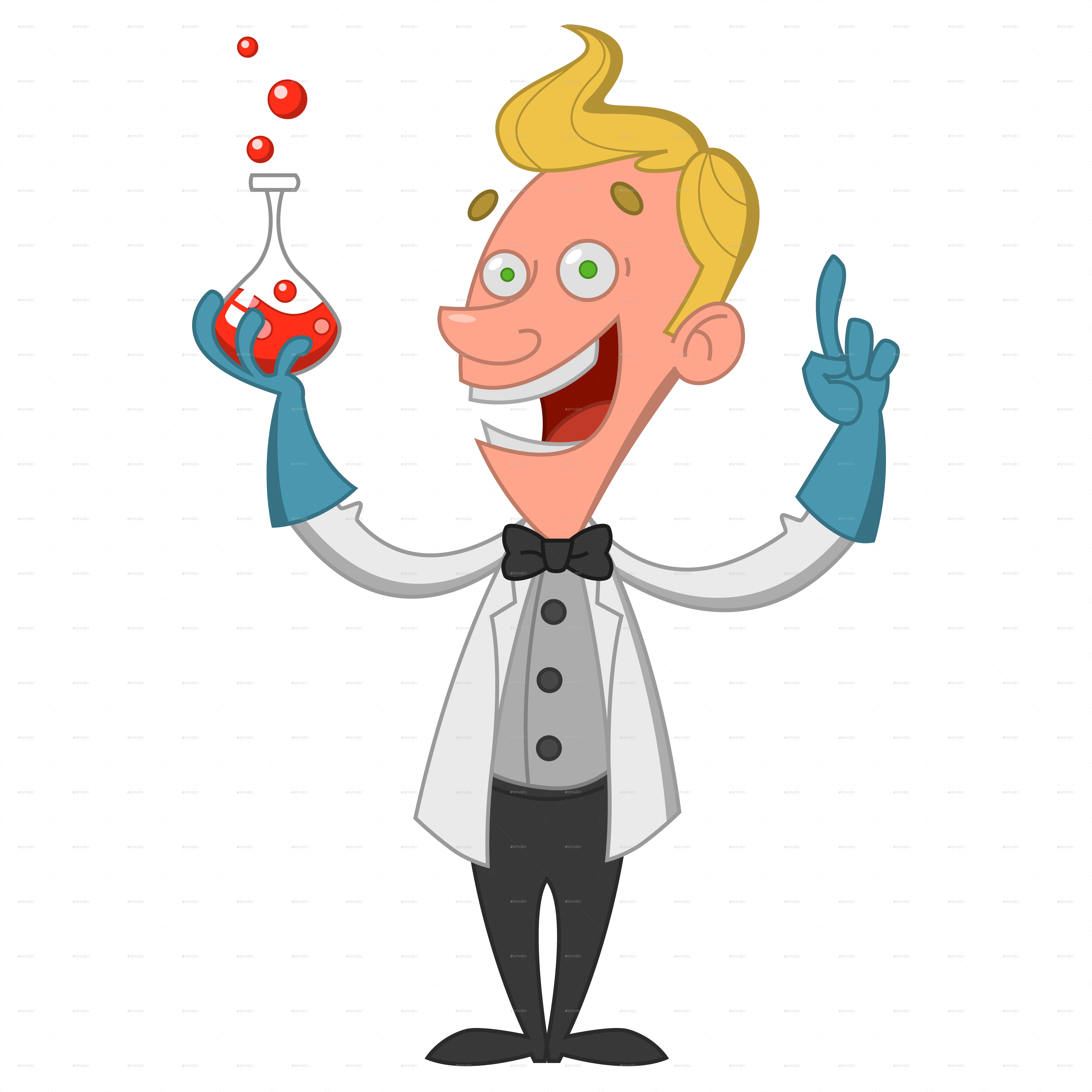 Scientist - Scientist Cartoon Transparent (6000x6000)